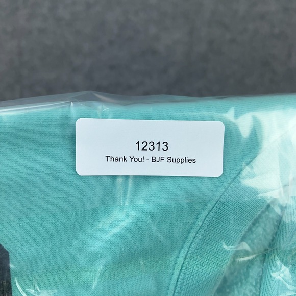 Diamond Supply Sweatshirt Womens Medium Teal‎ Blue Crewneck Pullover Y2K Skate - Picture 12 of 12